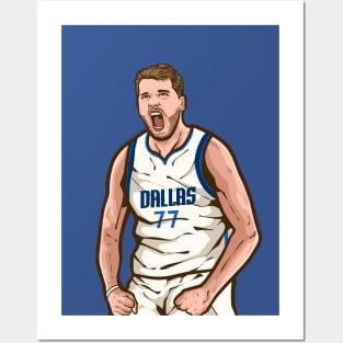 Luka Doncic Flex Posters and Art